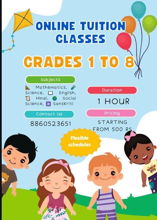 Elementary (Class 1 - 5 Tuition), Mathematics, Middle Class (6th -8th) Tuition, Primary Class Tuition, Science; Exp: More than 5 year