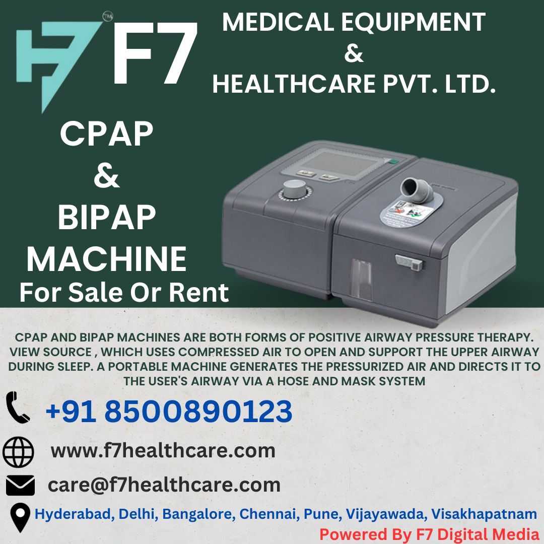 CPAP & BiPAP in Bangalore-F7 Healthcare