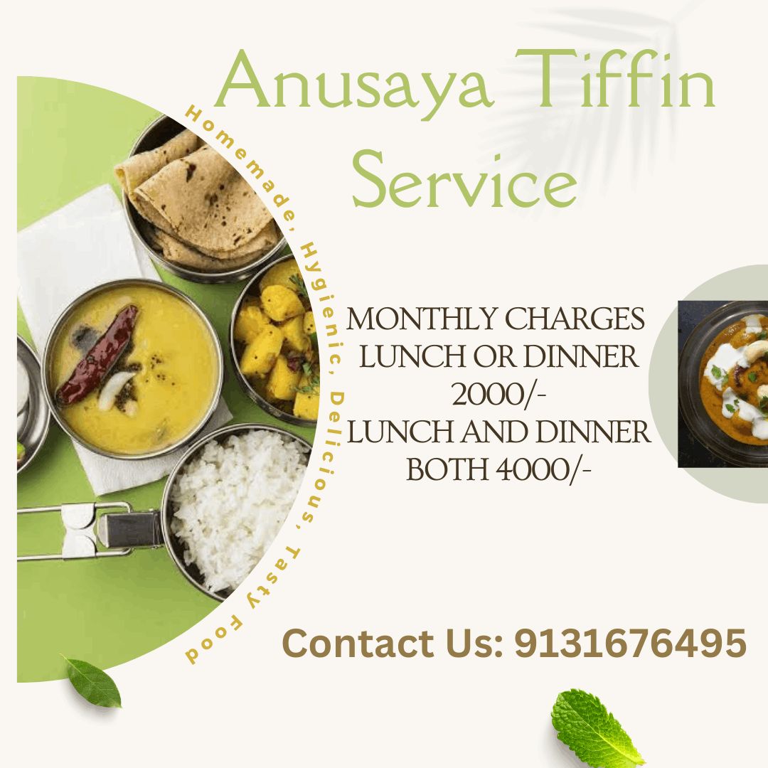 Tiffin service, Cooking service; Exp: Some experience (0-1 years)