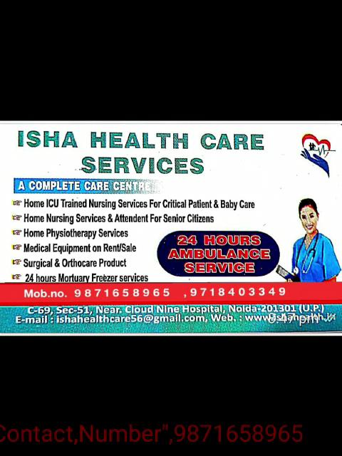 Isha Nursing agency/medical equipment rent sales services noida51 