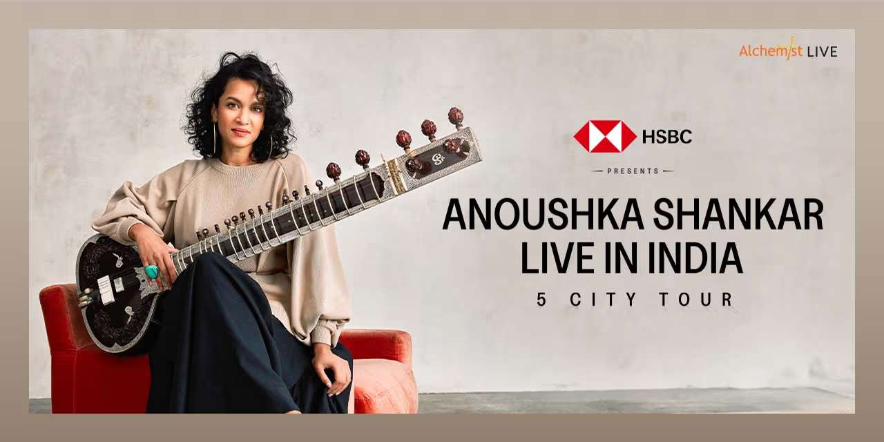 Sitar player and composer Anoushka Shankar live in Delhi on Jan. 31st 2024