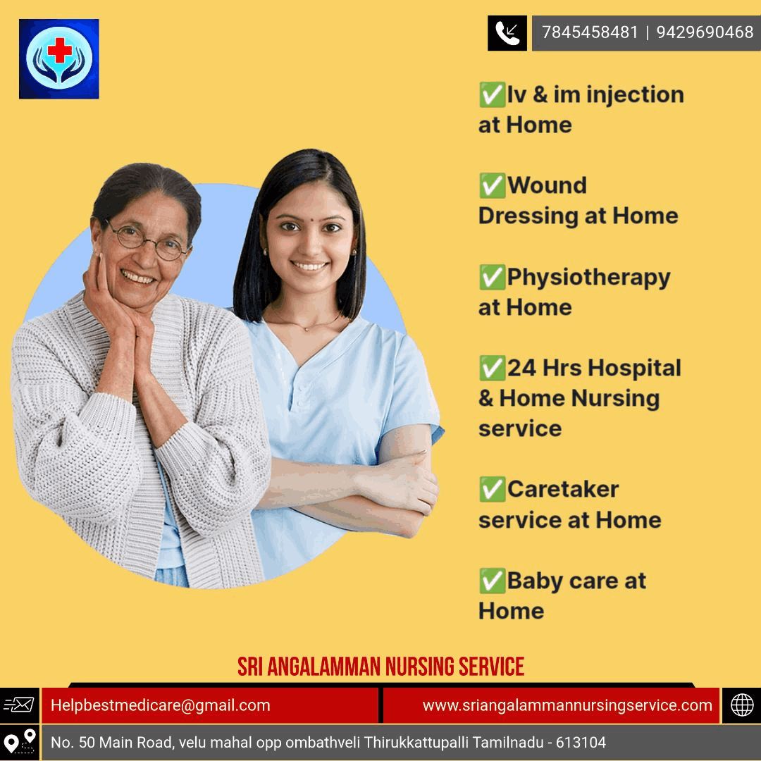Thanjavur Home care service | Sri Angalamman Nursing service