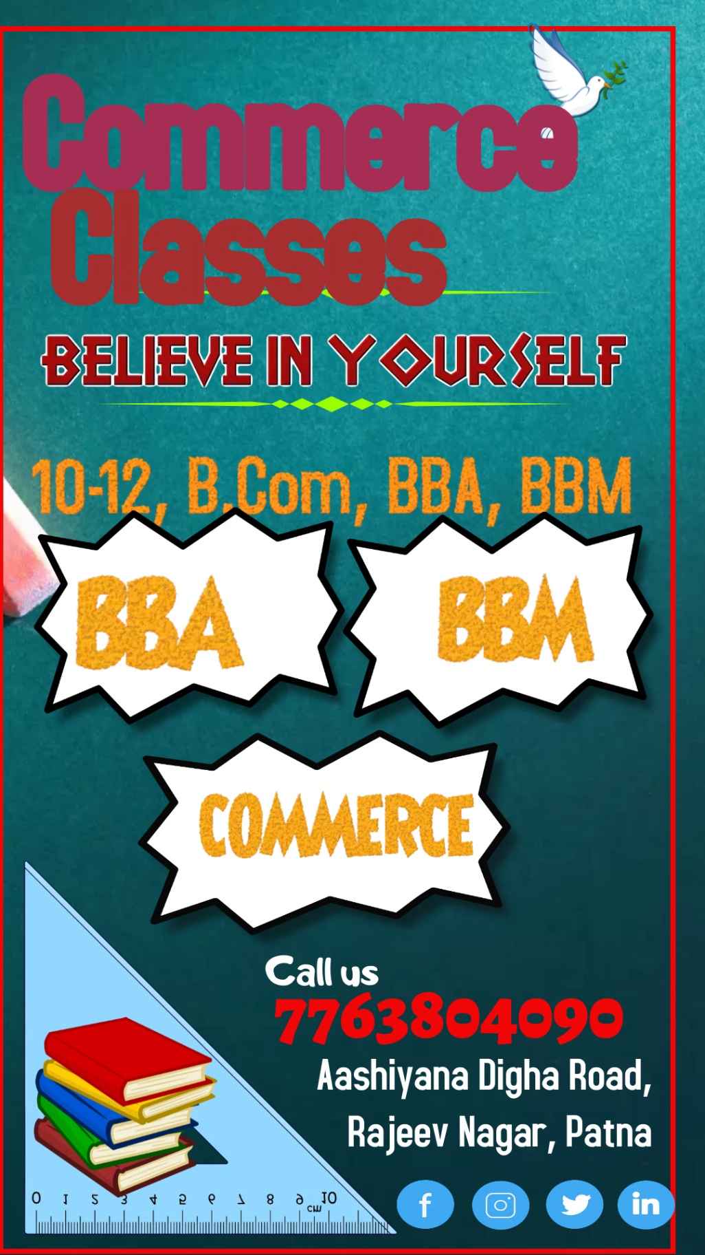 Commerce Classes - X to XII, BBA BBM CA CS CMA B.Com 