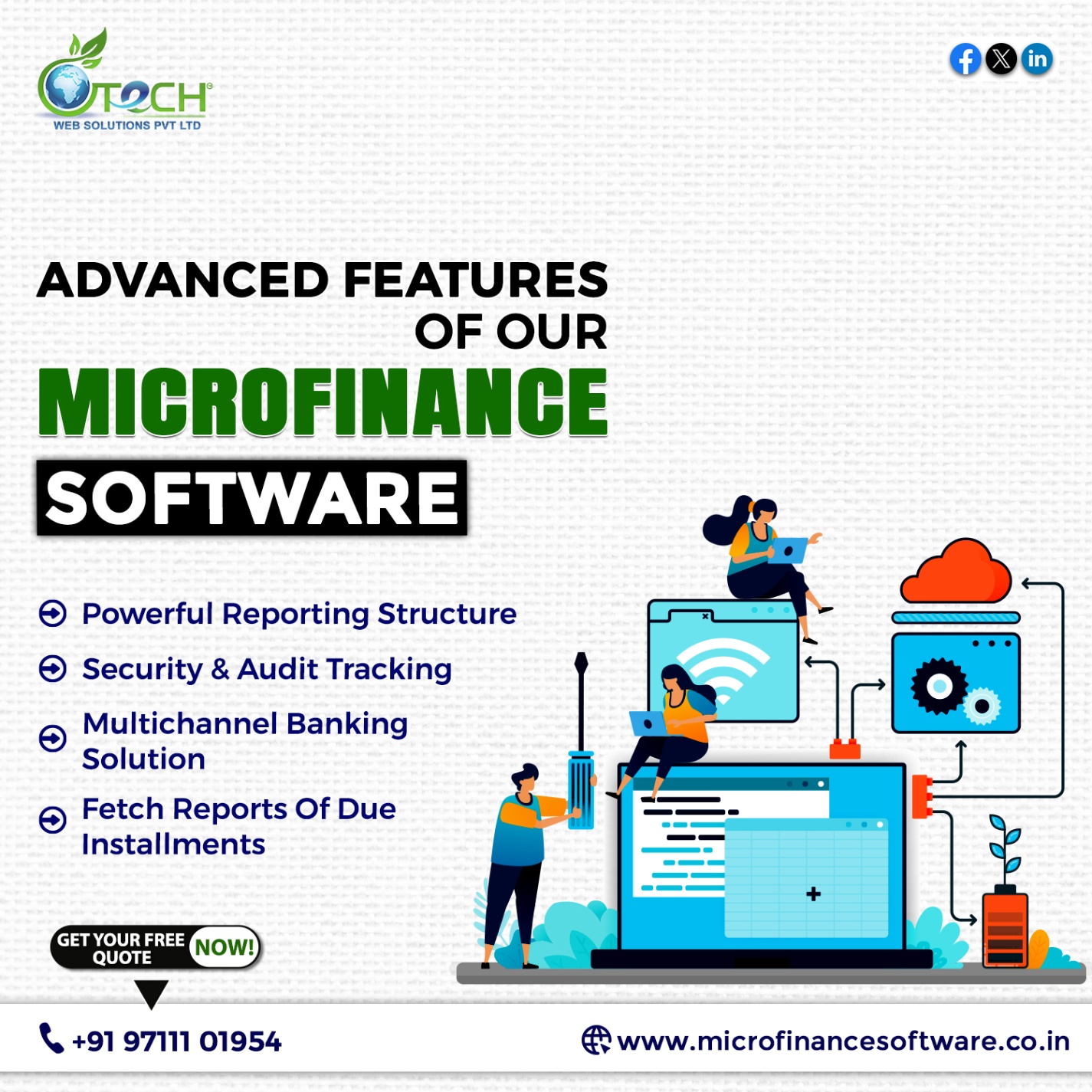 Microfinance banking software | Micro credit software in India