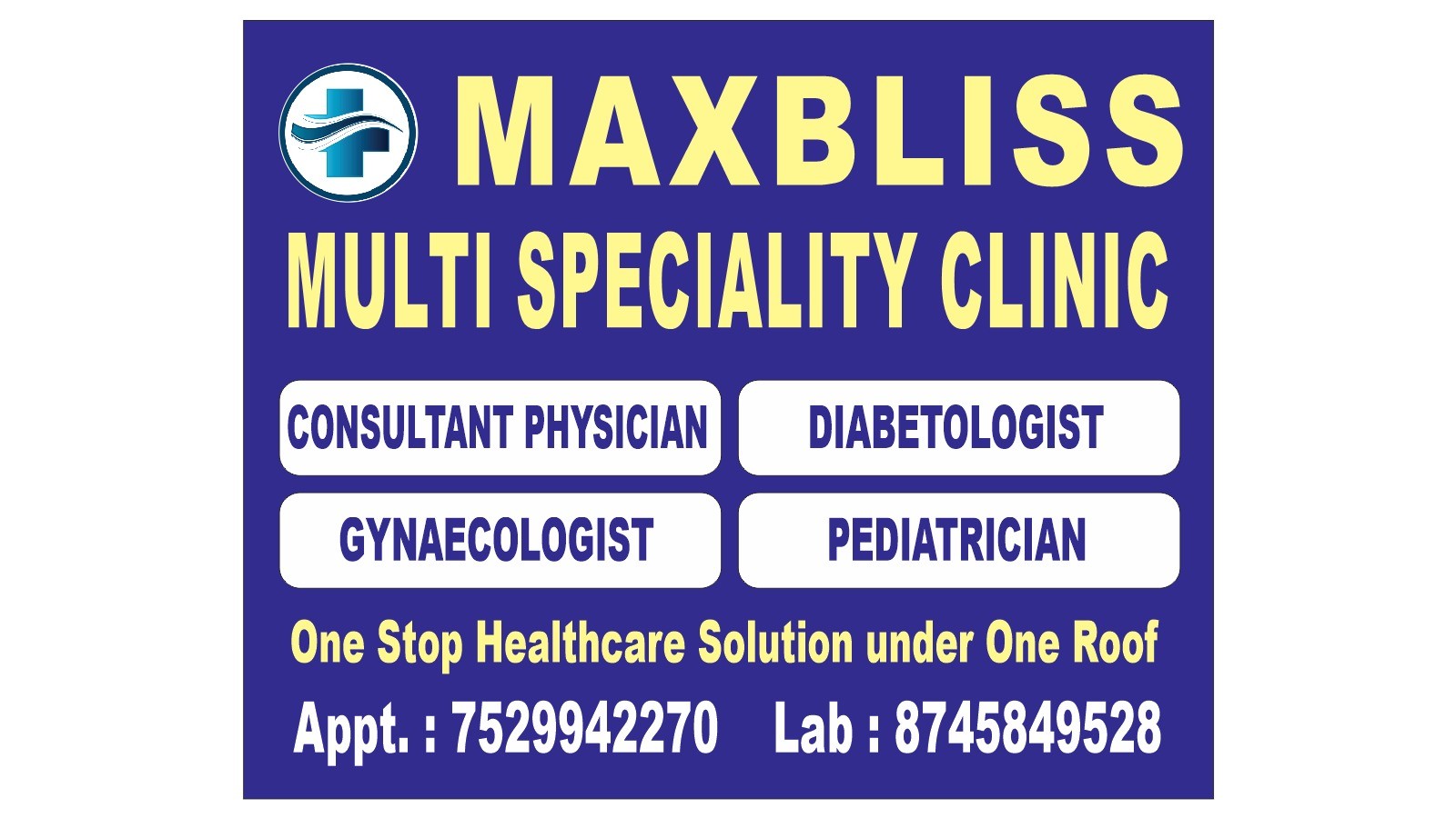 Maxbliss Multi Speciality Clinic - Best General Physician | Diabetologist | Gynaecologist | Pediatrician