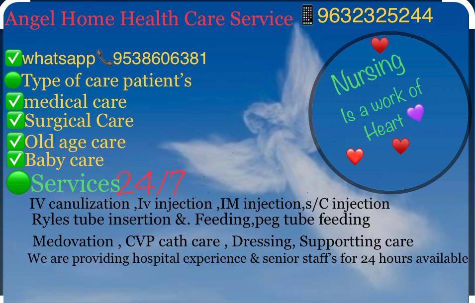 We care after discharge at home 24 hours 
