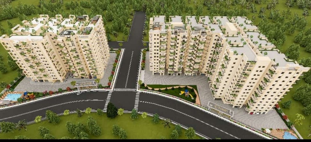 2 Bed/ 2 Bath Sell Apartment/ Flat; 1,323 sq. ft. carpet area; New Construction for sale @Kollur 