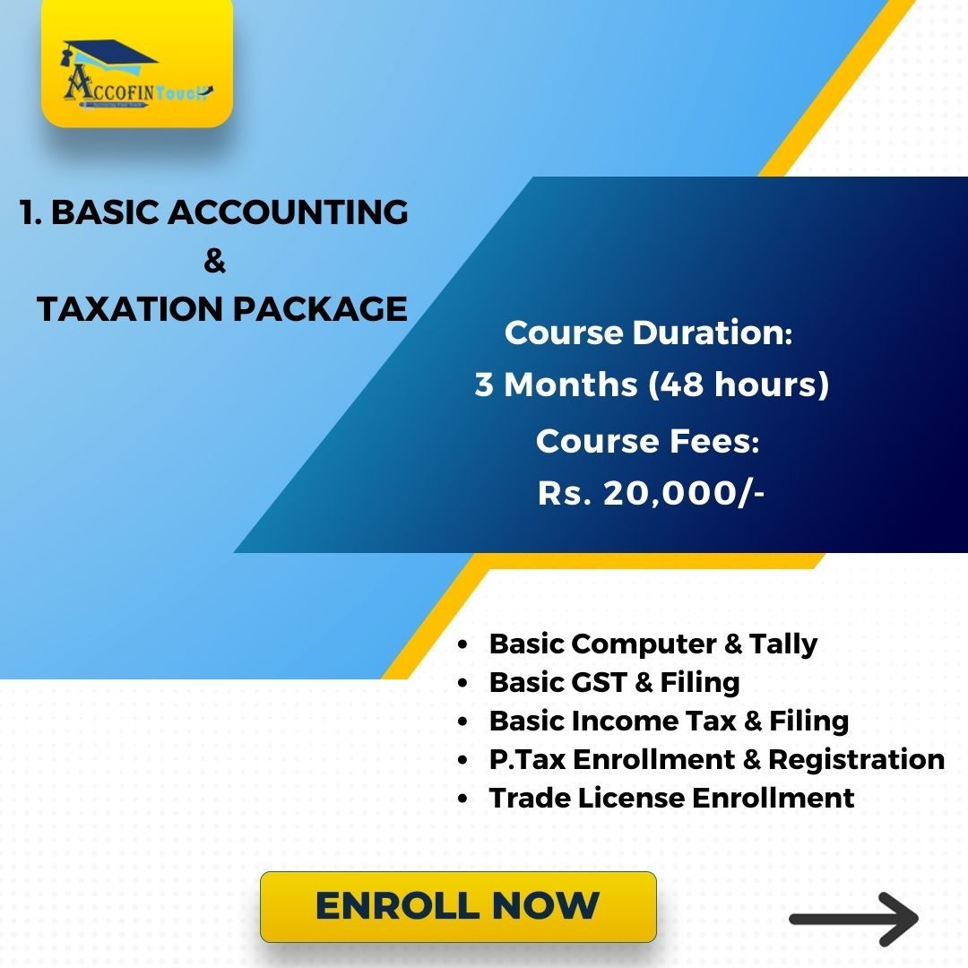 Elevate Your Taxation Skills at Kolkata's Premier Training Institute