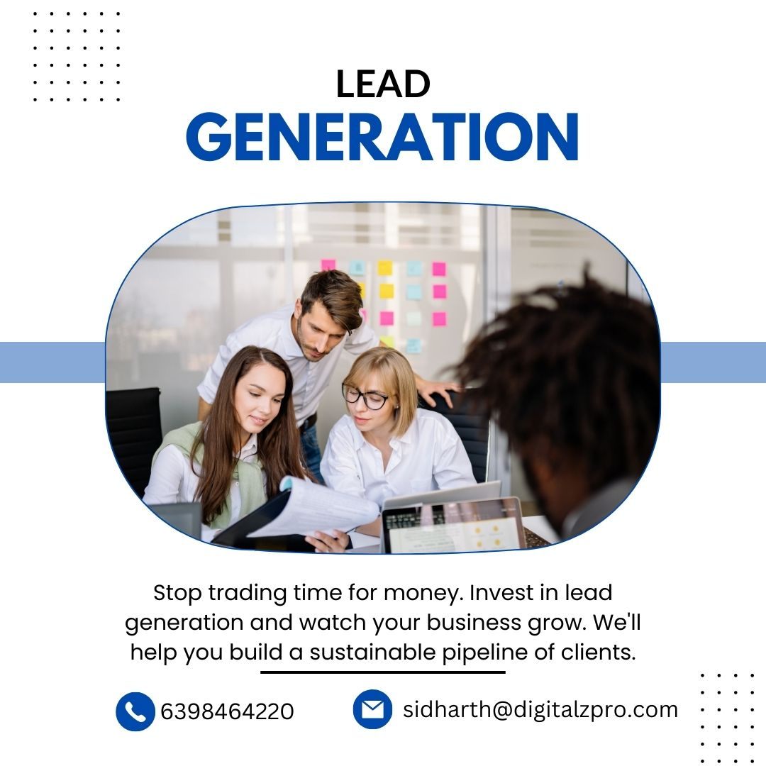 Lead Generation Services in India - Digitalz Pro Media