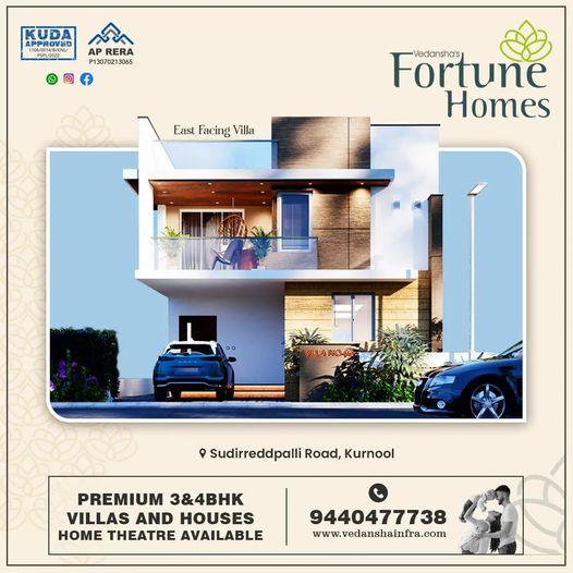3 Bed/ 3 Bath Sell House/ Bungalow/ Villa; 1,820 sq. ft. carpet area; 2,145 sq. ft. lot for sale @kurnool