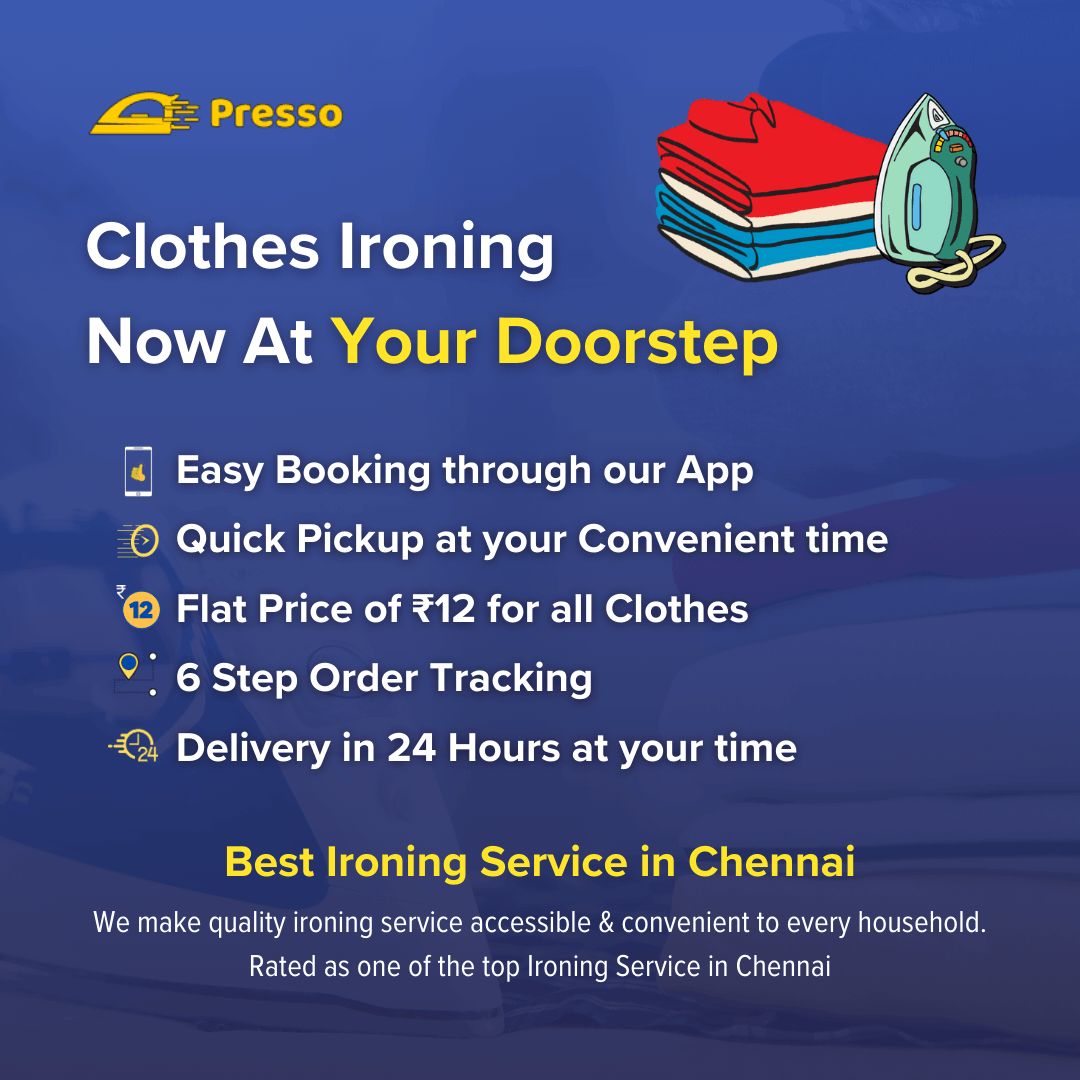 Ironing Shop in Chennai