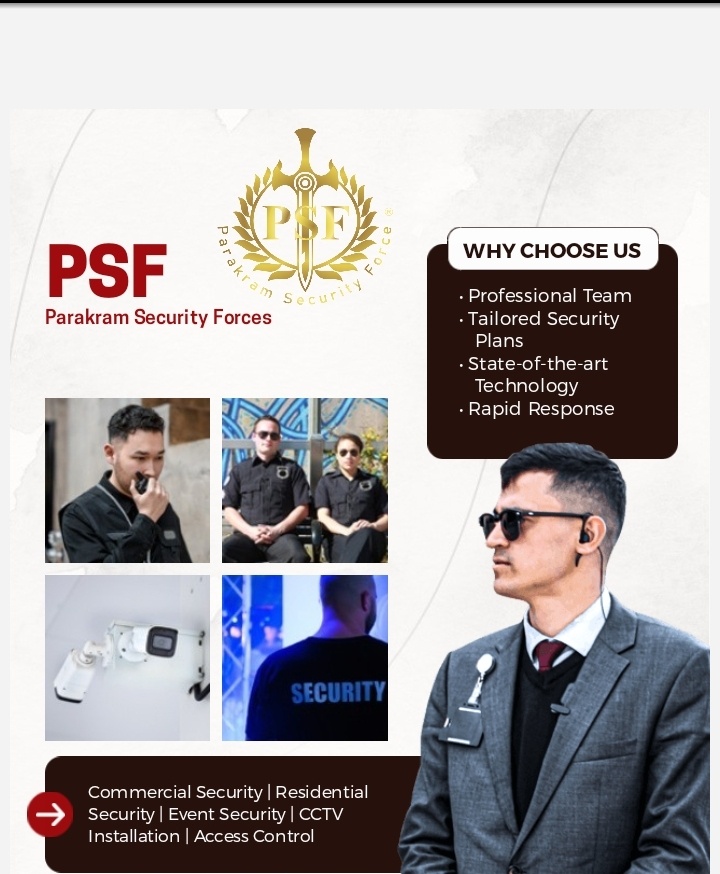 Security/ Guard service; Exp: More than 5 year