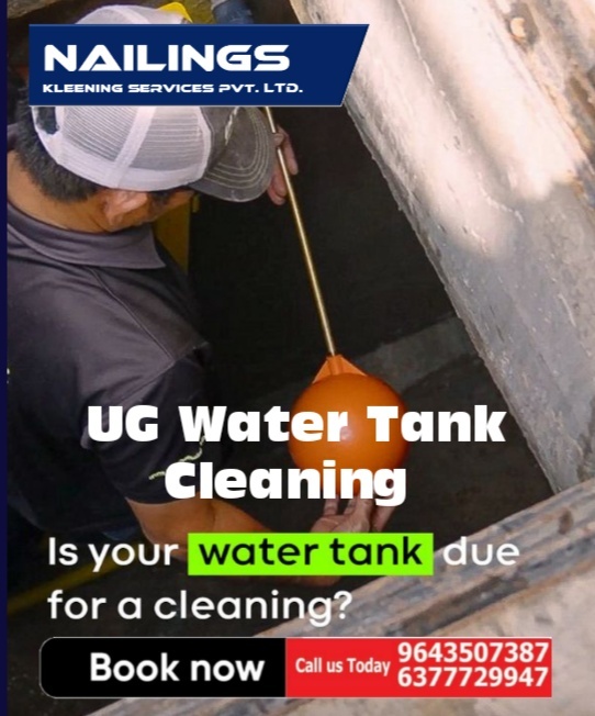 Water tank cleaning service 