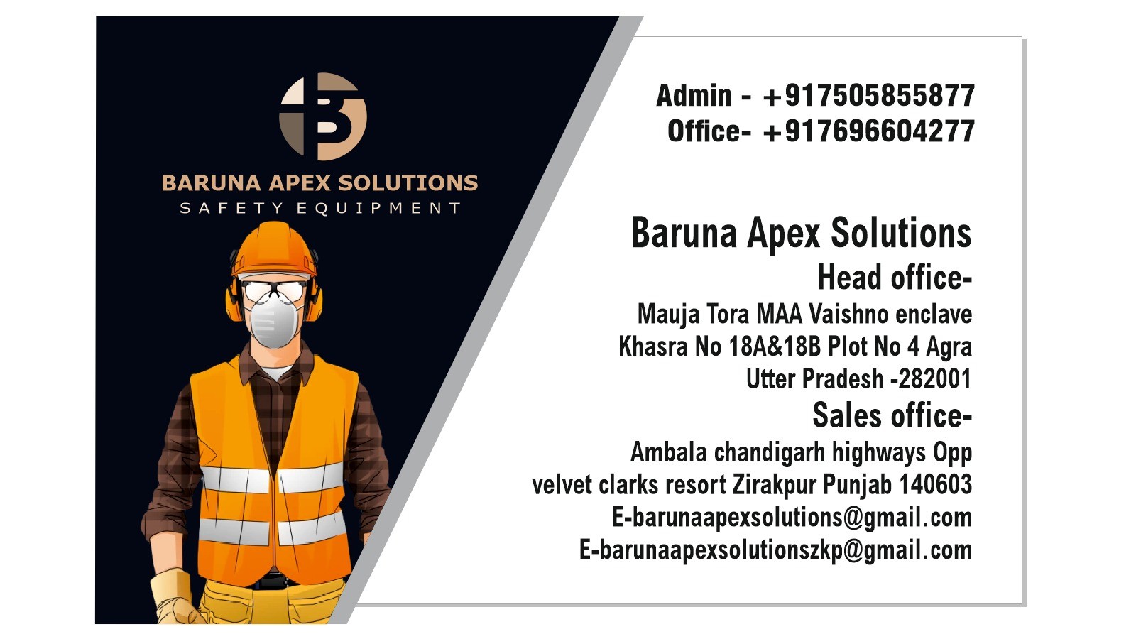 Safety equipment and transport services