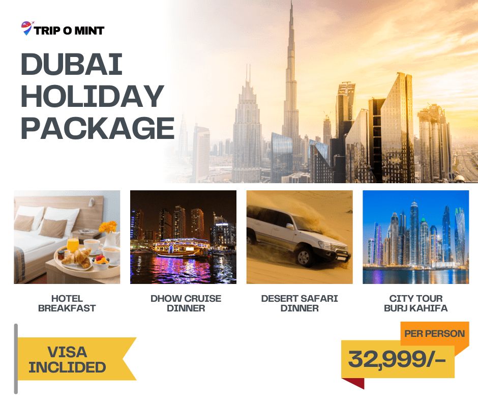 4 Night Dubai Holiday Tour Package in Just 32,999 per person
