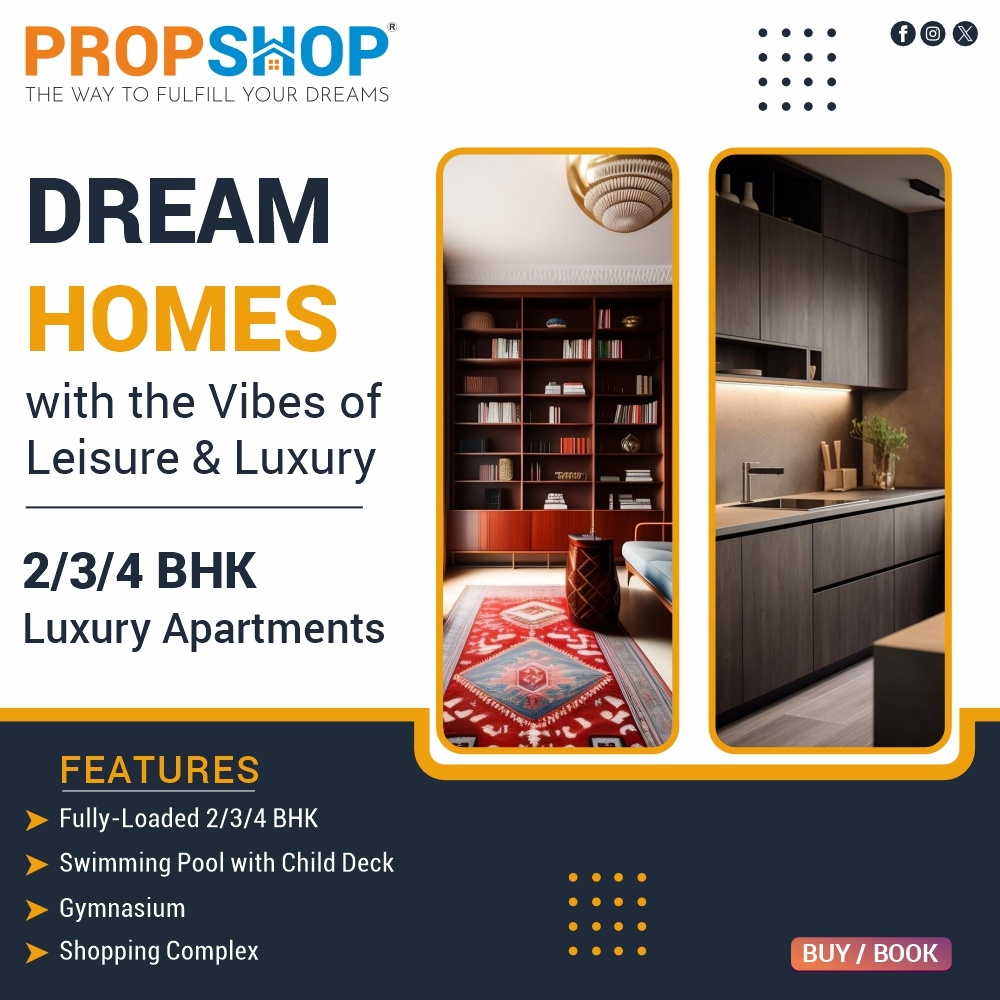 Beautiful 3 BHK Residential Apartments in Delhi & NCR by PropShop