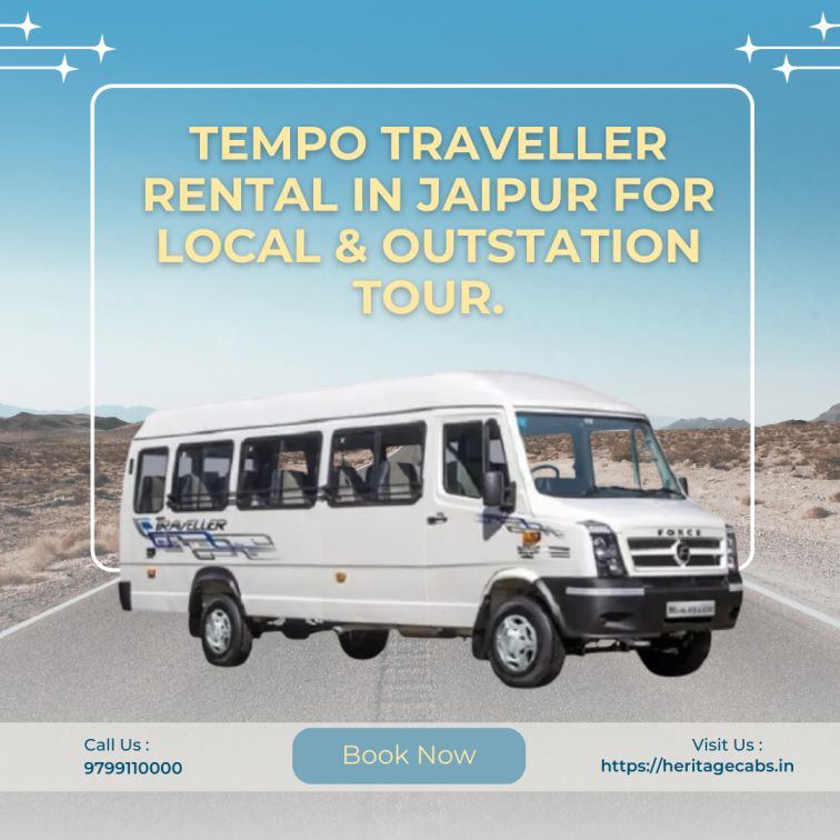 Luxury Tempo Traveller Rental in Jaipur