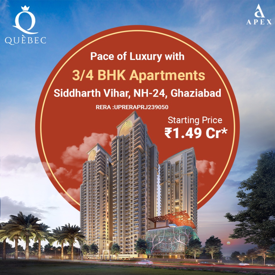 Apex Quebec  3Bhk Apartments in NH24, Ghaziabad