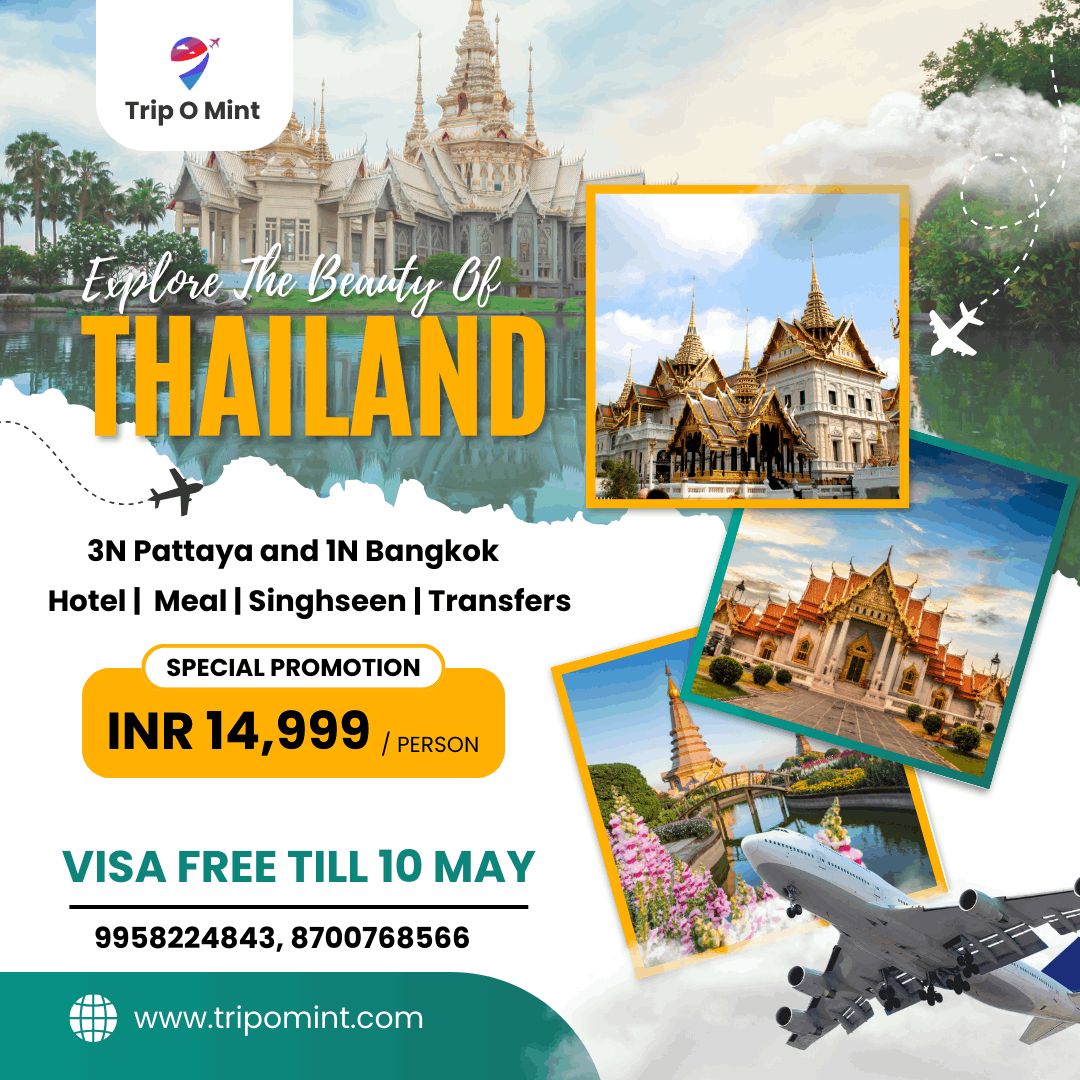 Thailand tour package from delhi