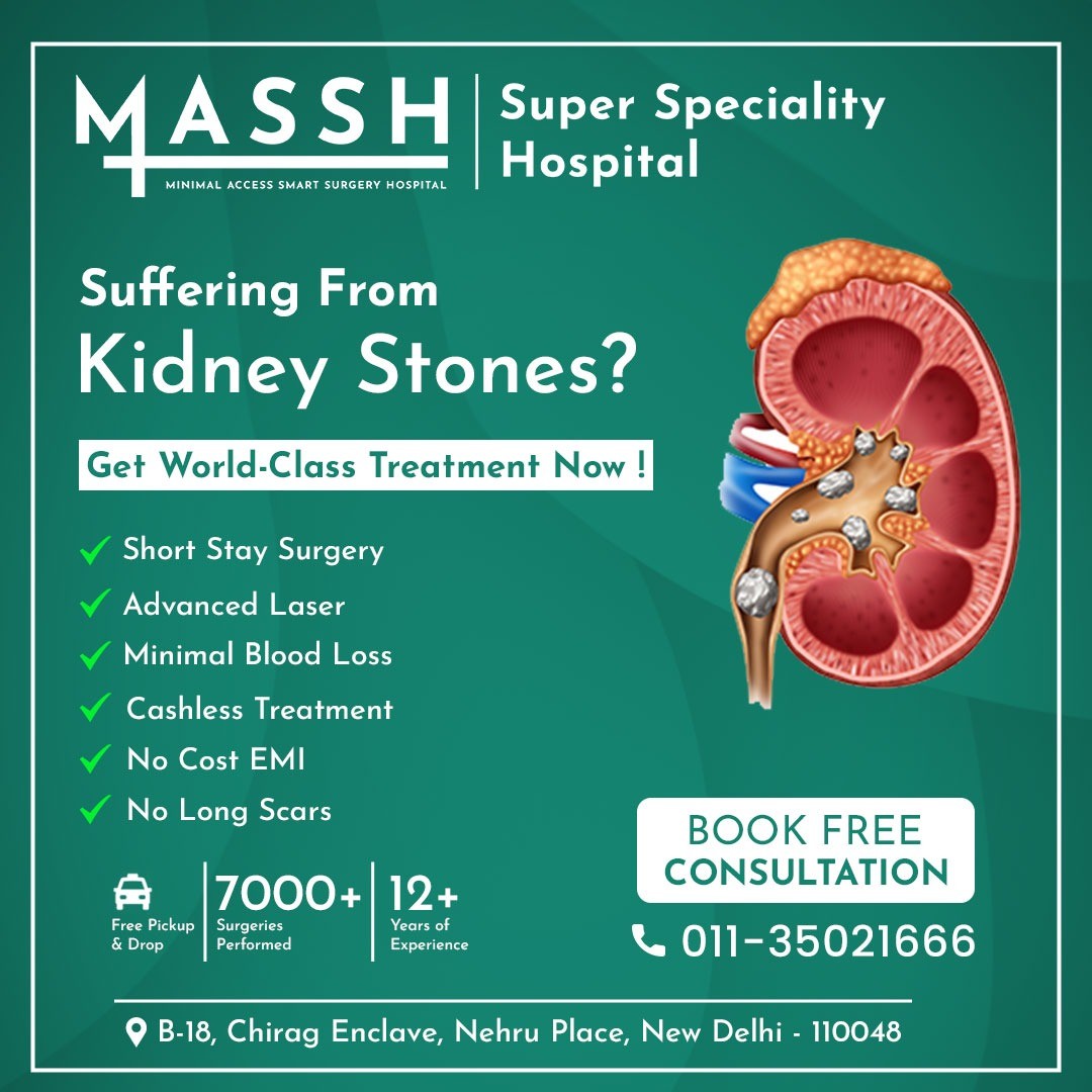 Find The Best Kidney Stone Treatment in Delhi?