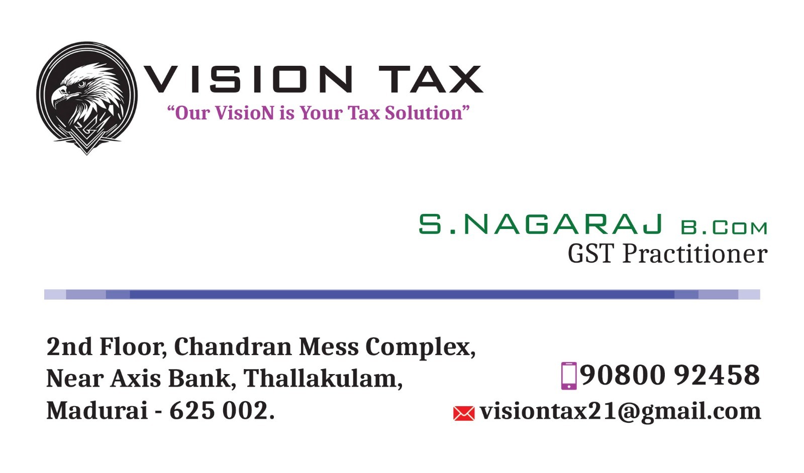 Tax Preparation, Accounting/ Tax services; Exp: More than 5 year