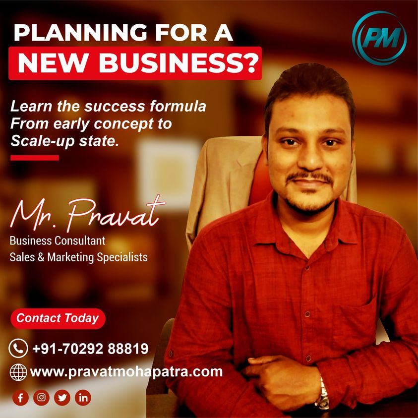Top Startup and Business Consultants in Odisha , India - Pravat Mohapatra 