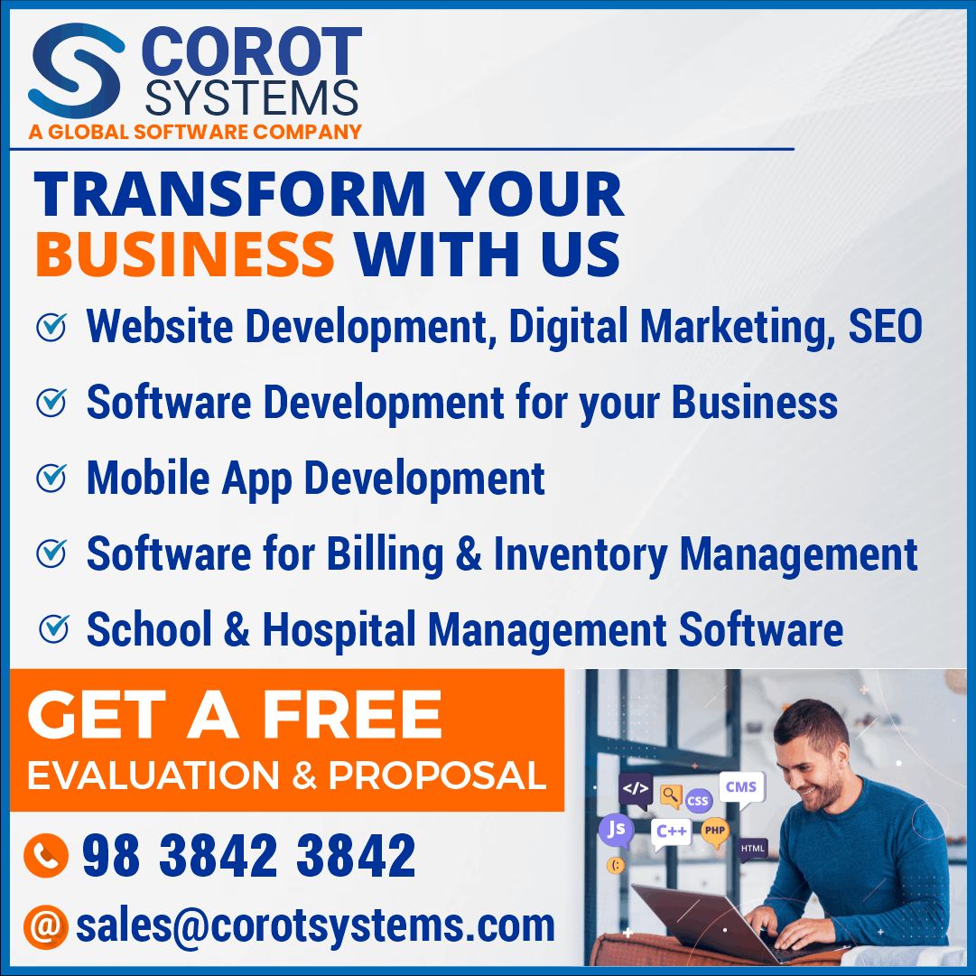 make your business online by making website and mobile application development at Corot systems