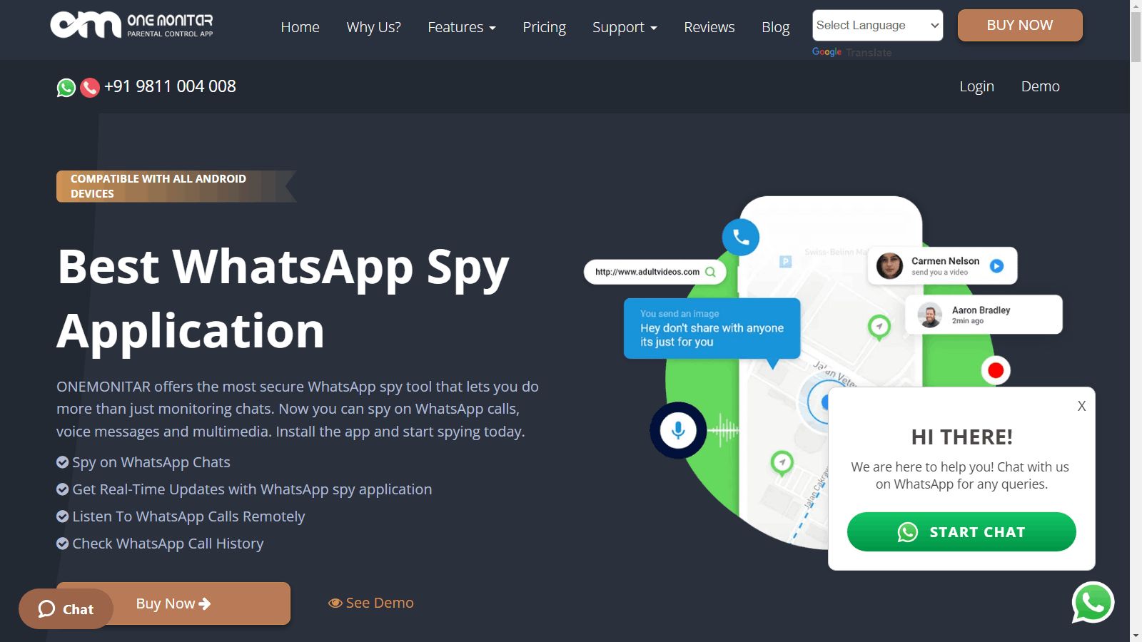 Secure Your Business with ONEMONITAR WhatsApp Spy App!