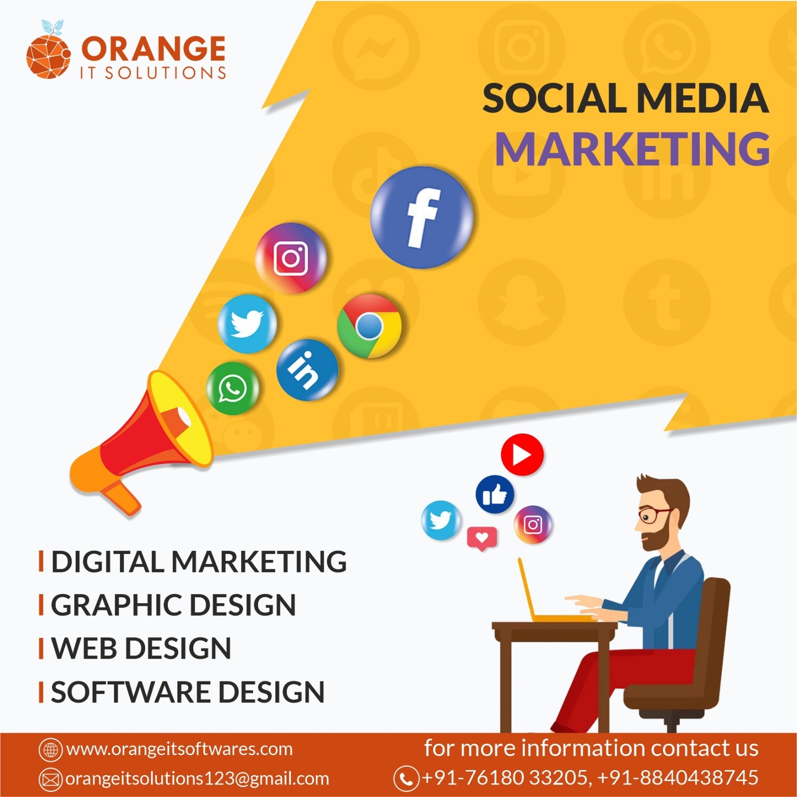 Best Social Media Marketing Company In Lucknow - Orange IT Solution