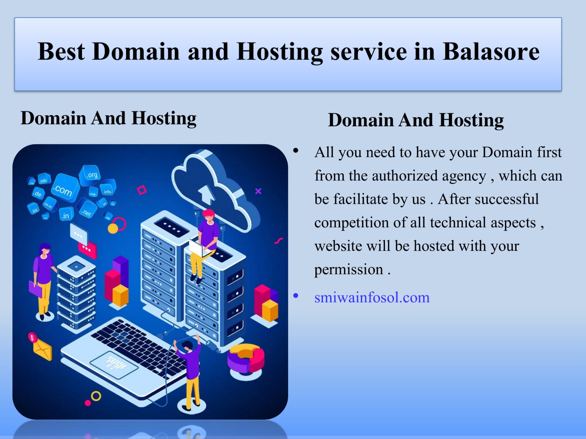   Best Domain & Web Hosting Service Provider in Balasore Odisha