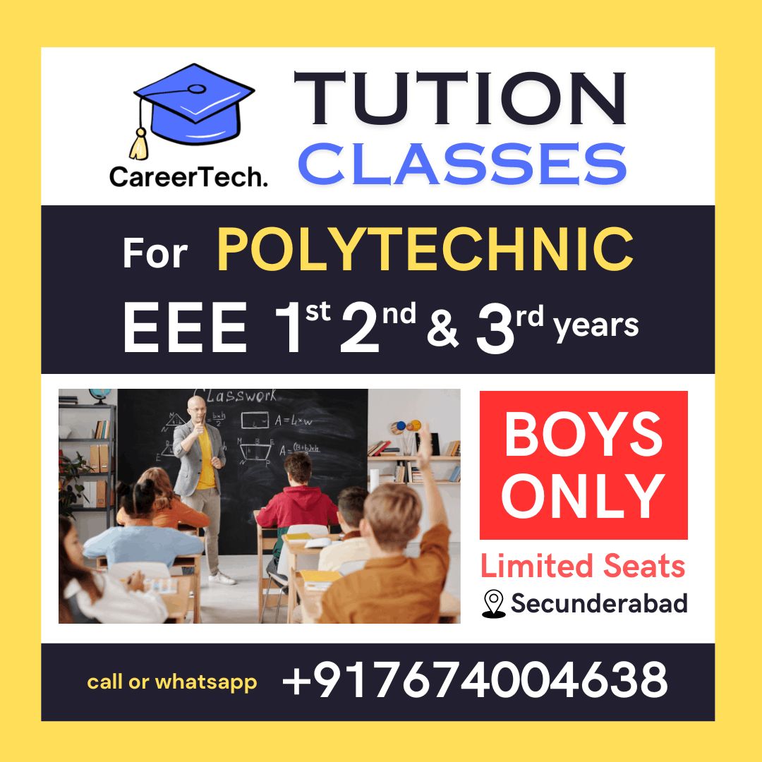Tution classes on Diploma EEE subjects and General Mathematics for 1st, 2nd and 3rd year