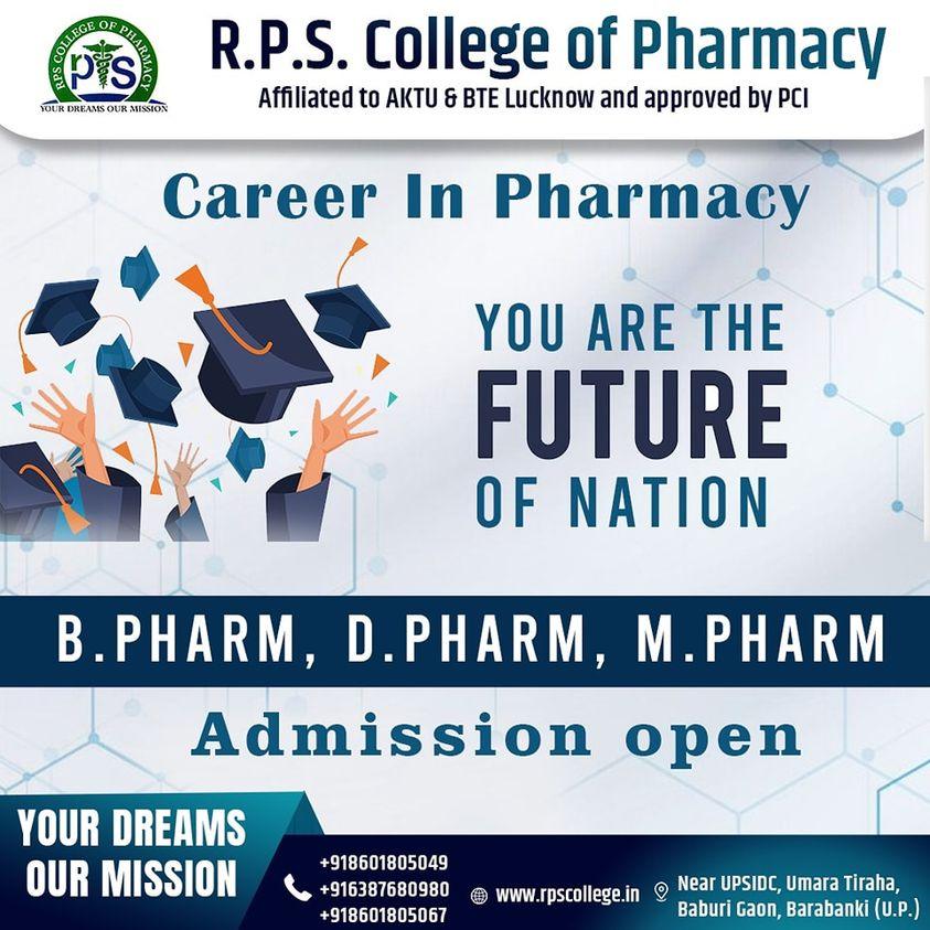 Affordable D.Pharma College In Lucknow - RPS Pharmacy College