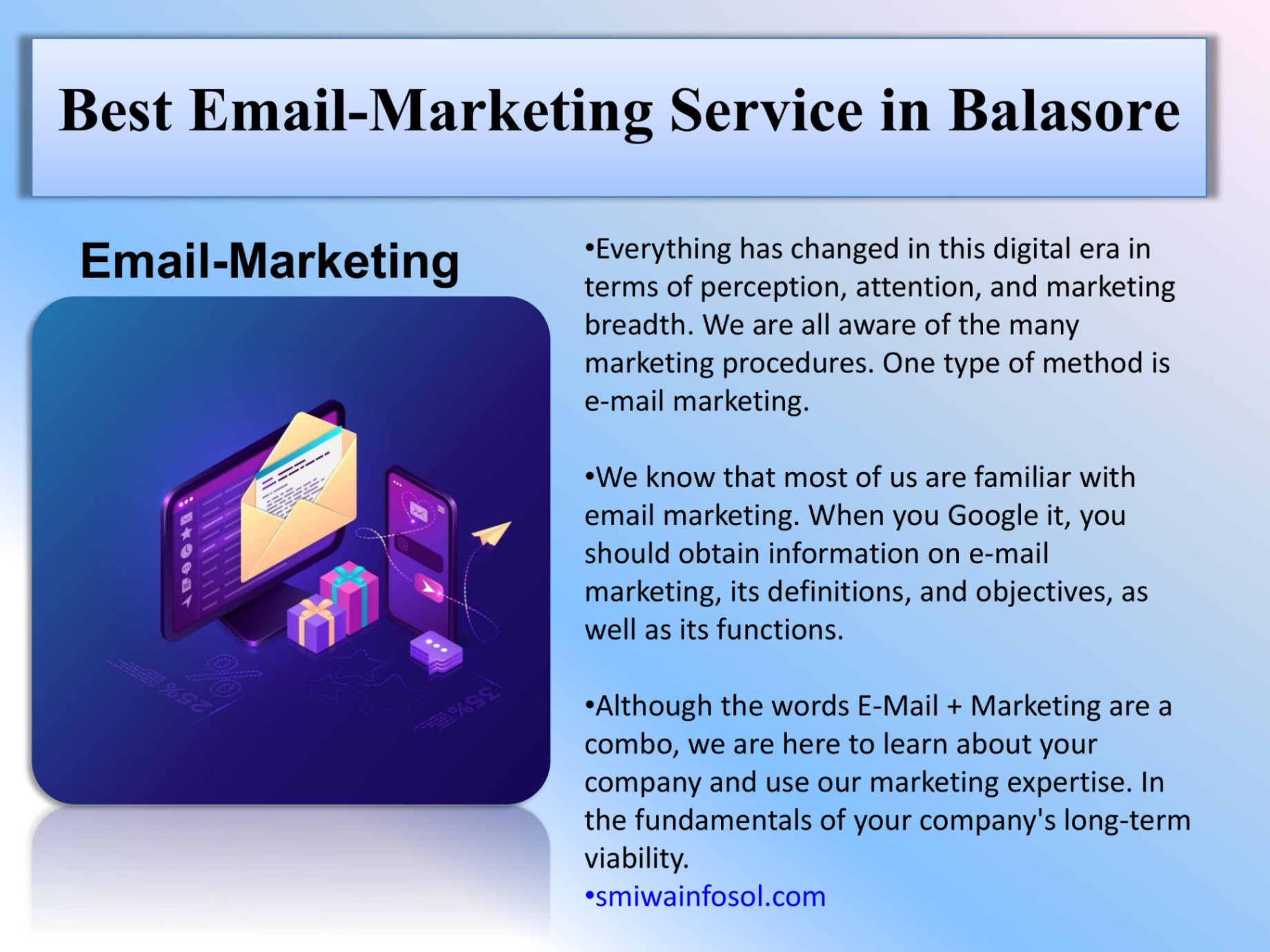 Balasore Best E-Mail Marketing Service Provider in Odisha