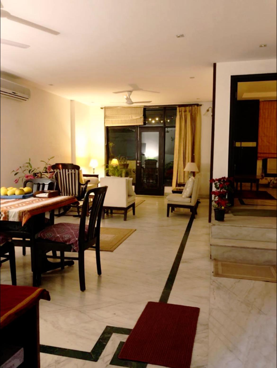 3 Bed/ 3 Bath Rent Apartment/ Flat, Furnished for rent @GREATER KAILASH NEW DELHI