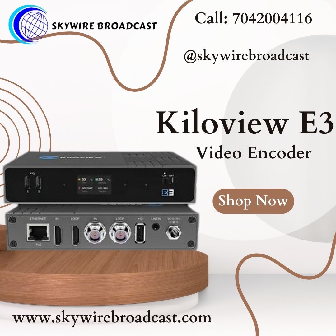 Kiloview E3 dual channel 4k encoder