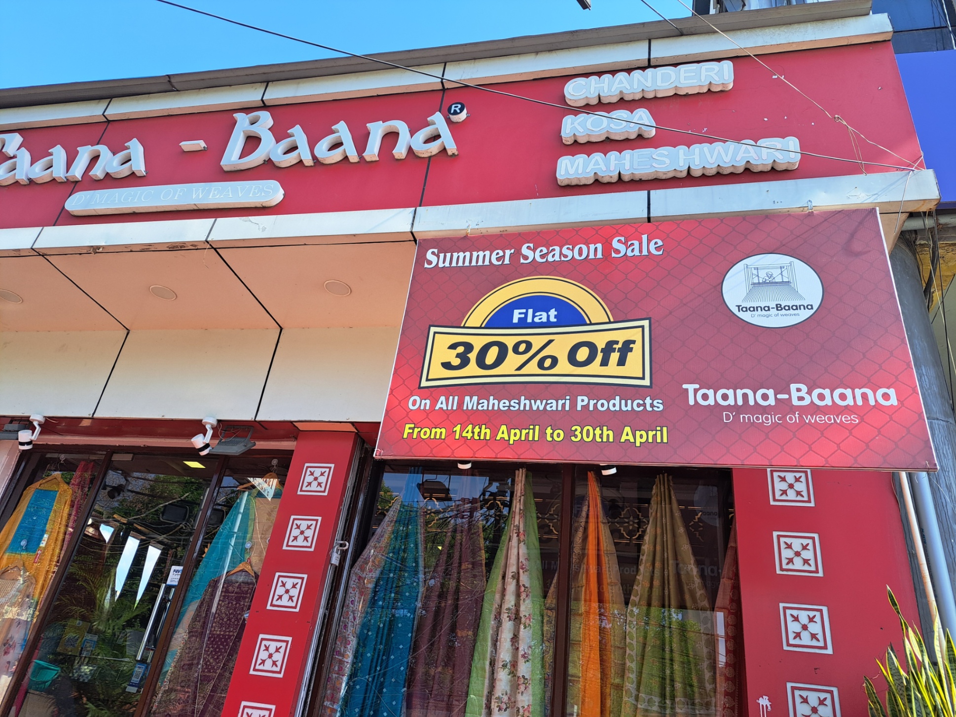 30% Off Deal @TANA BAANA, Bitton Market, Bhopal