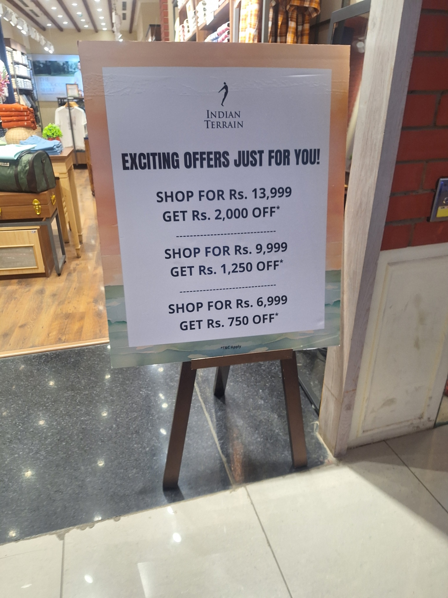 Special Offer @INDIAN TERRAIN, DB CITY , Bhopal