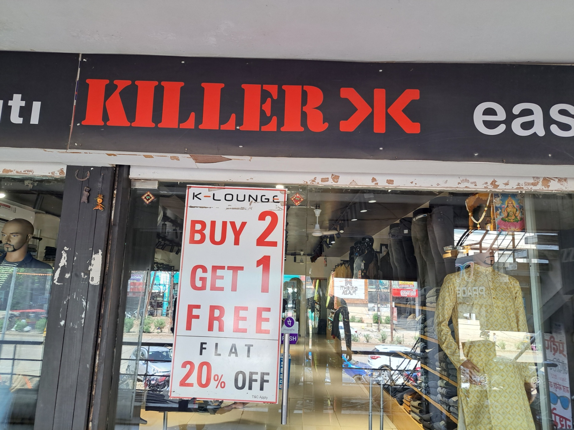 20% Off Deal @KILLER, Danish Kunj, Bhopal