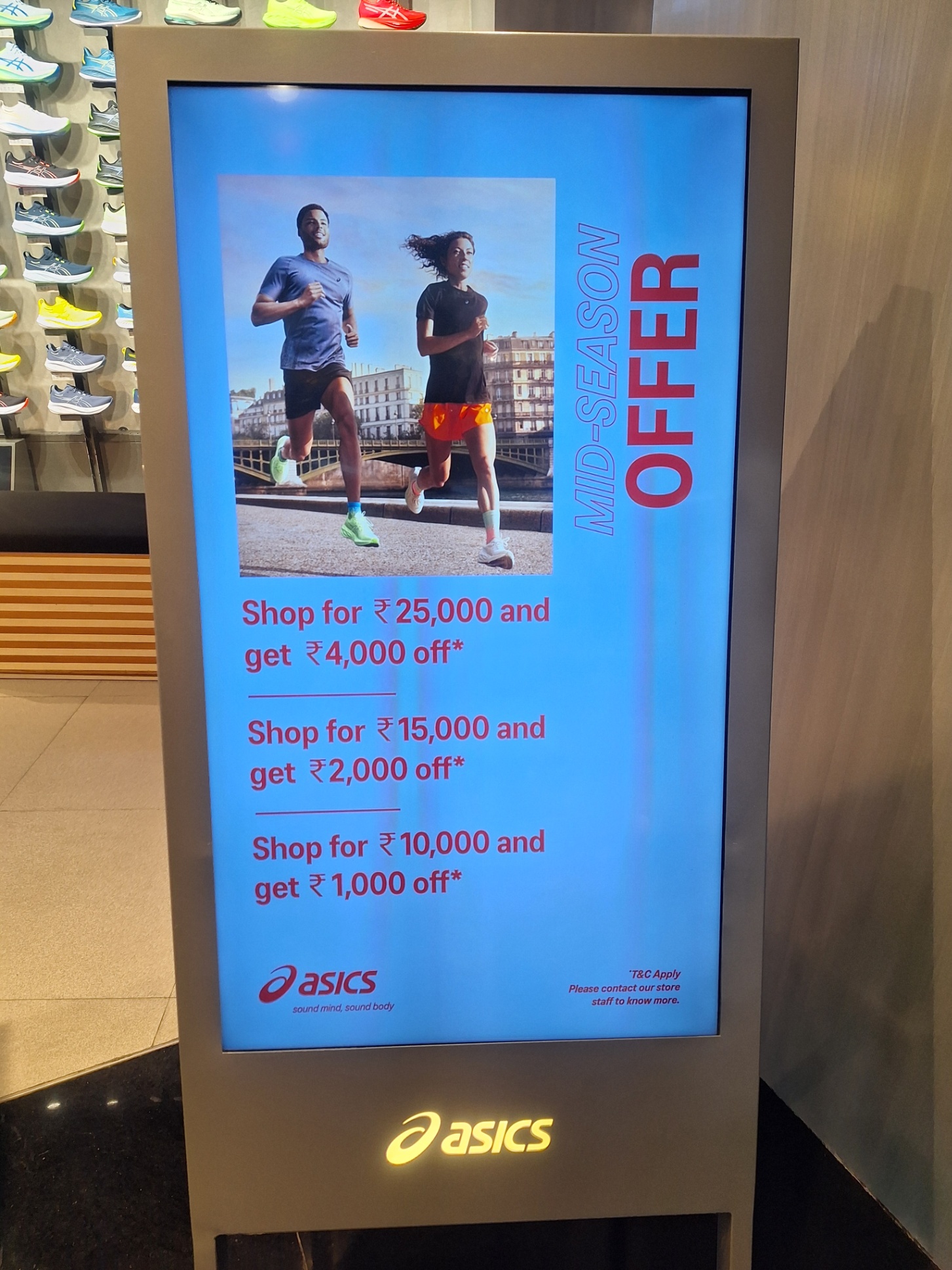 Special Offer @ASICS DB City Mall , Bhopal