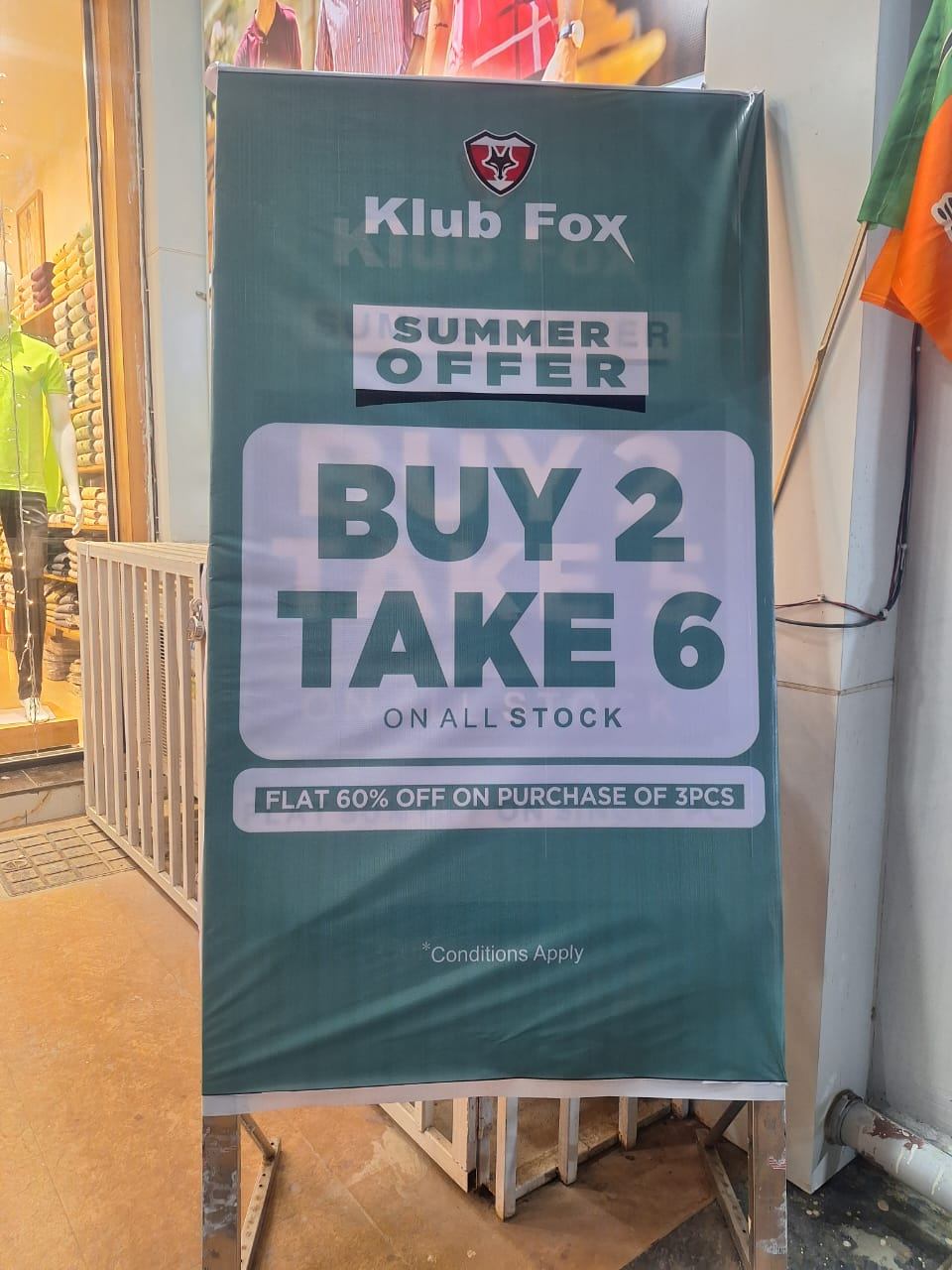 BUY 2 TAKE 6 Deal @Klub Fox, Nizzamudin , Bhopal