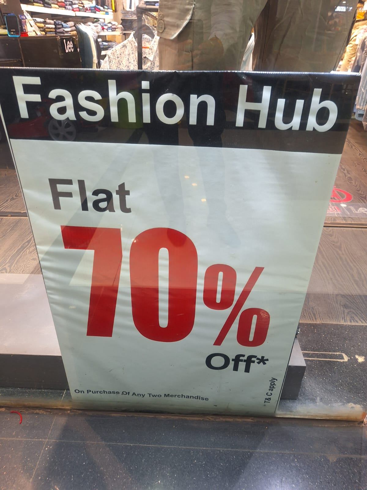 Upto 70% off Deal @Fashion Hub, Ashima mall, Bhopal