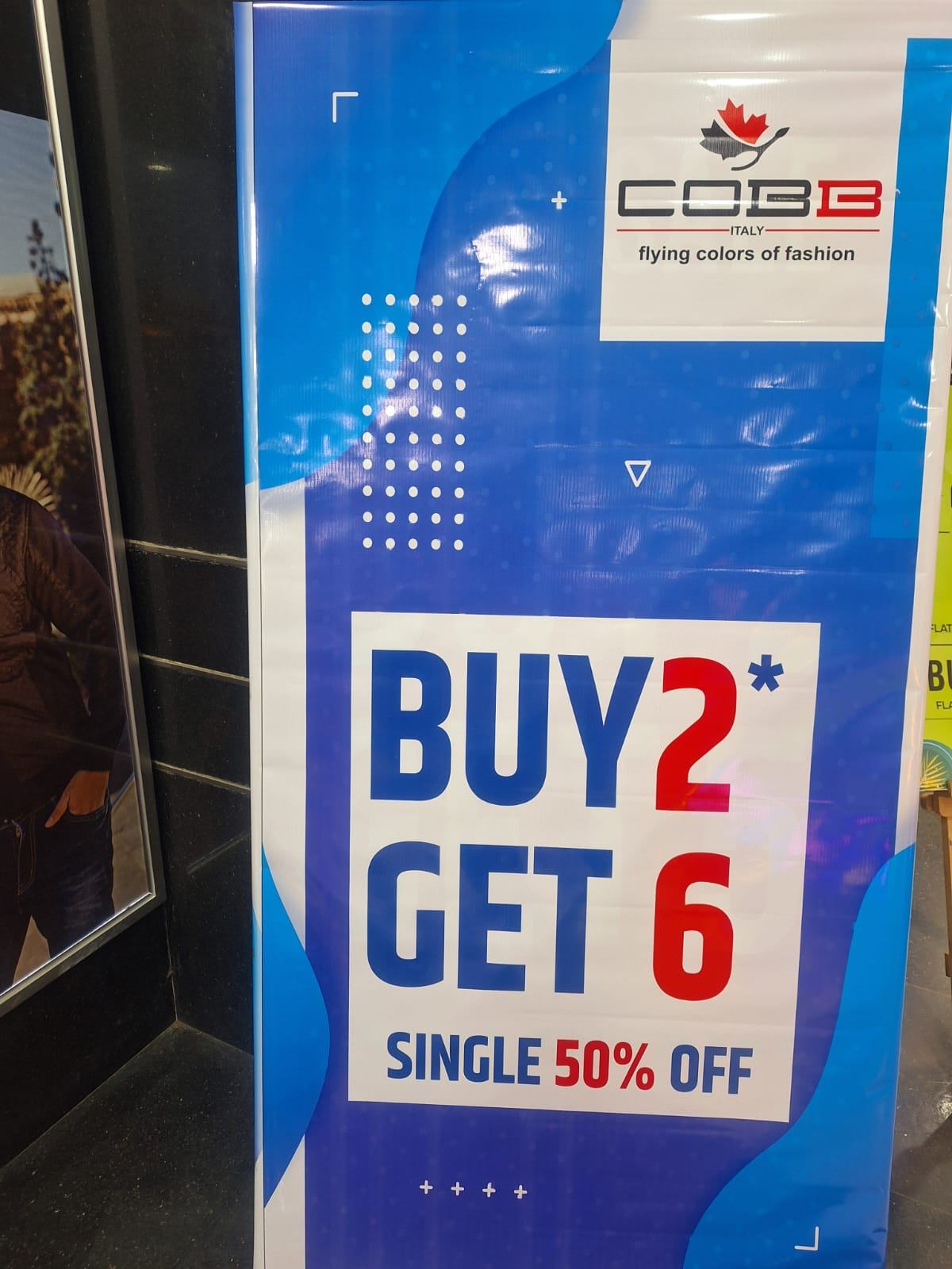 BUY 2 GET 6, SINGLE 50% OFF Deal @COBB, Ashima Mall, Bhopal