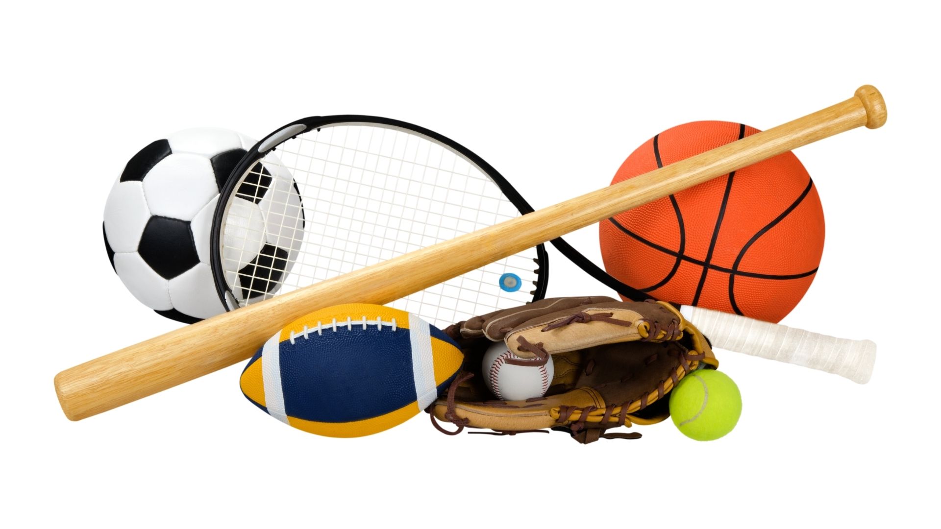 Athletic Shoes, Badminton Rackets and Shuttlecocks, Basketballs, Cricket Bats and Balls, Dumbbells and Barbells on sale